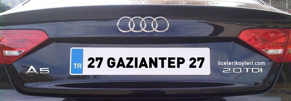 Gaziantep Plaka Kodu